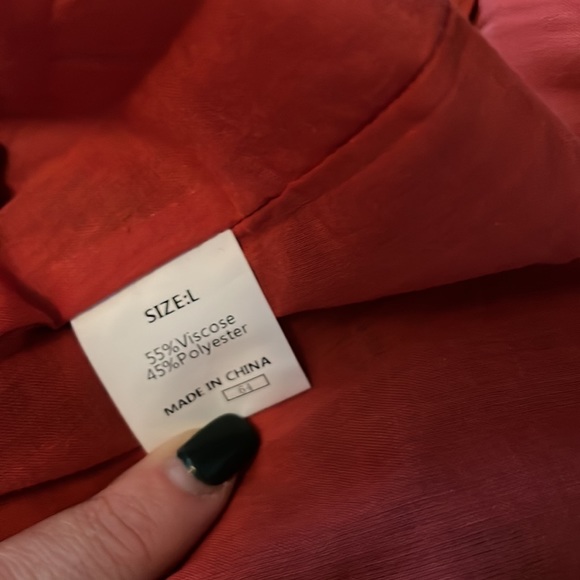 NWT Puff-Sleeve Dress L - Picture 8 of 9